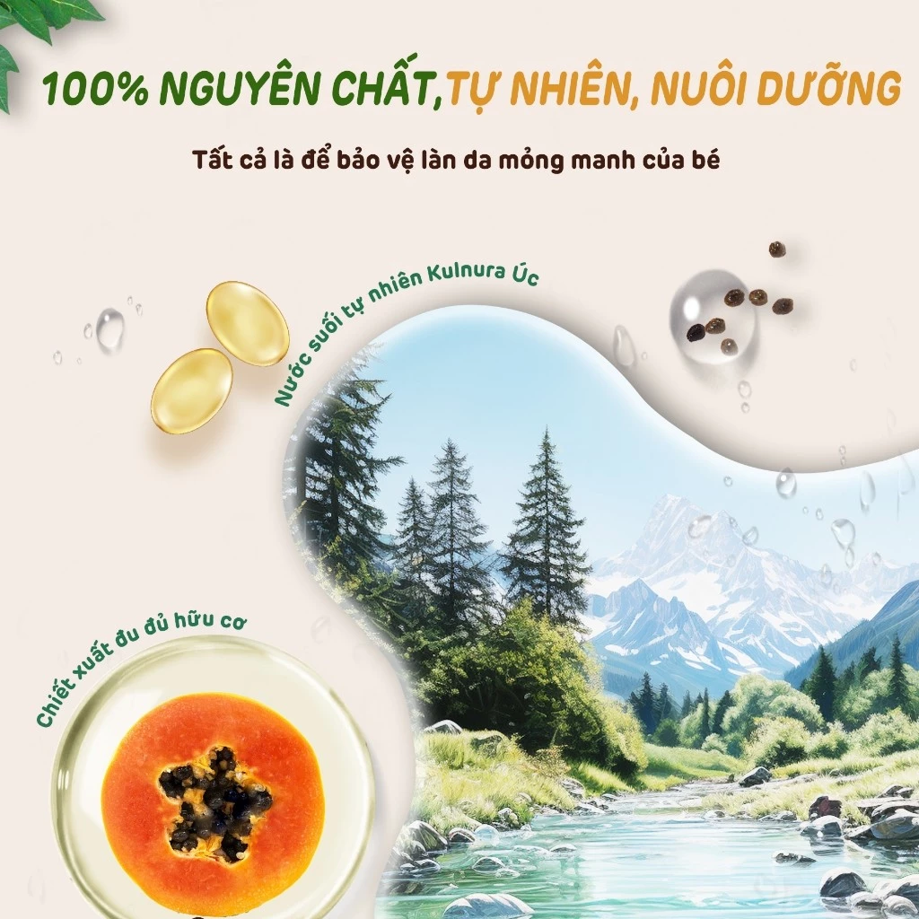 Khăn ướt mini đu đủ