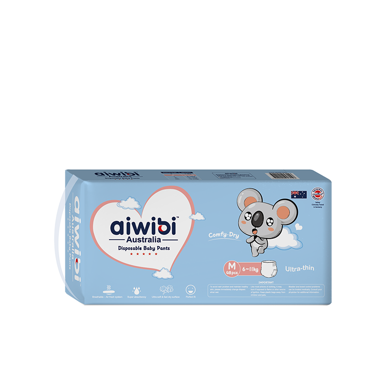 Tả Quần tiêu chuẩn Aiwibi Comfy Dry, kích thước M, cân nặng khuyến nghị: 6kg~11kg.