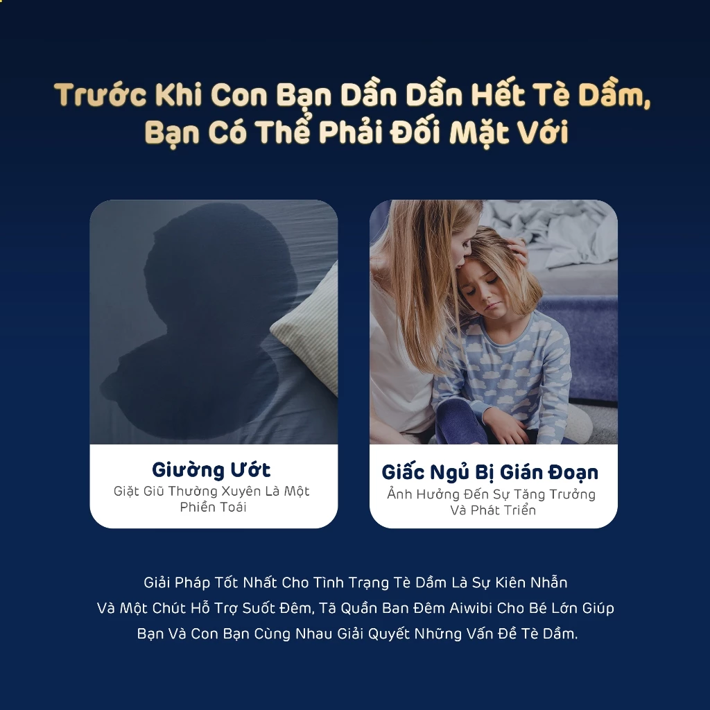 Aiwibi ComFyNite Bỉm đêm 10 miếng (S–XL)