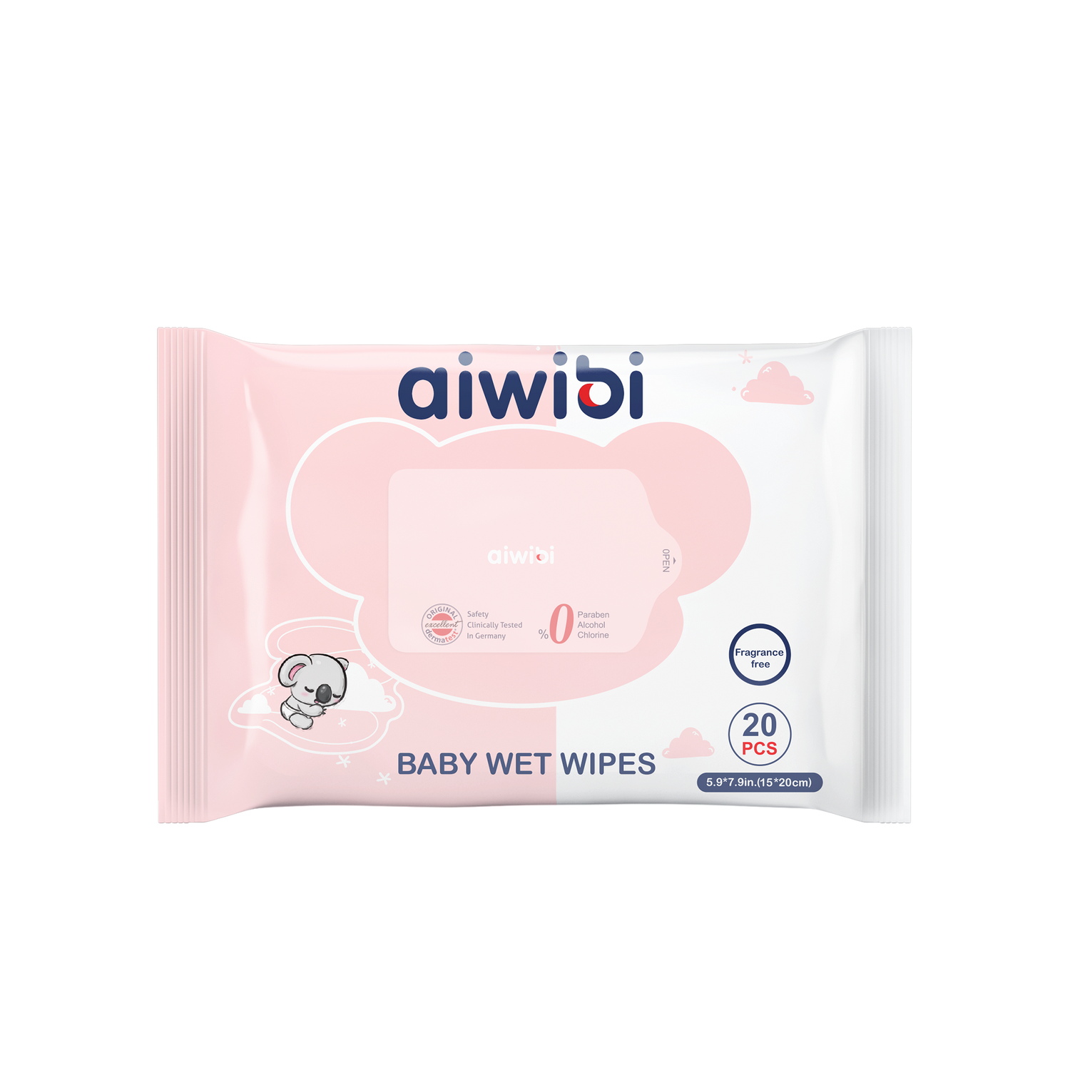 Khăn ướt tinh khiết dịu nhẹ 20 miếng