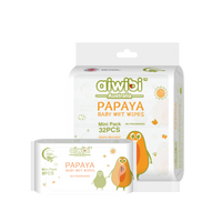 Khăn ướt mini đu đủ