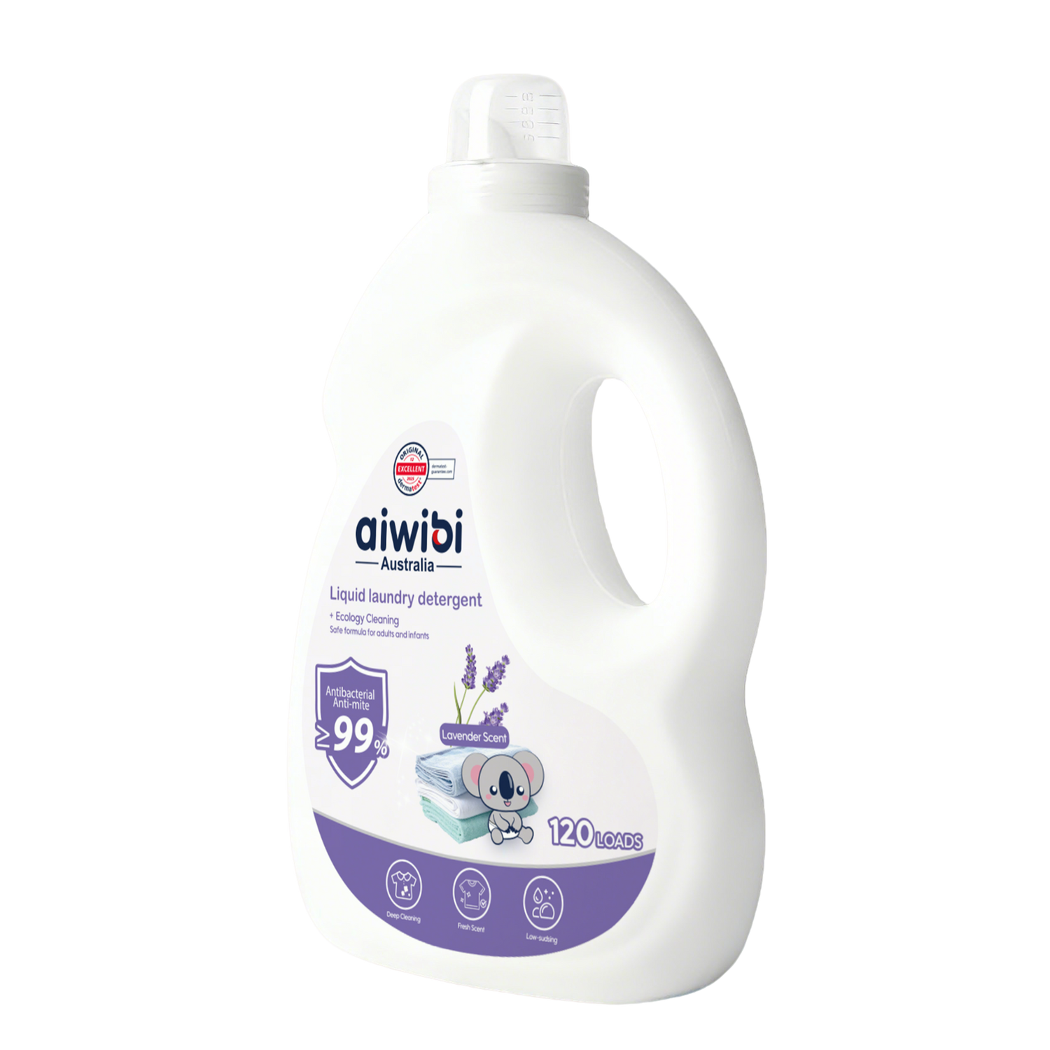 Nước Giặt Aiwibi Cho Bé Bảo Vệ Quần Áo Mềm Mại, Dịu Nhẹ - Hương Lavender