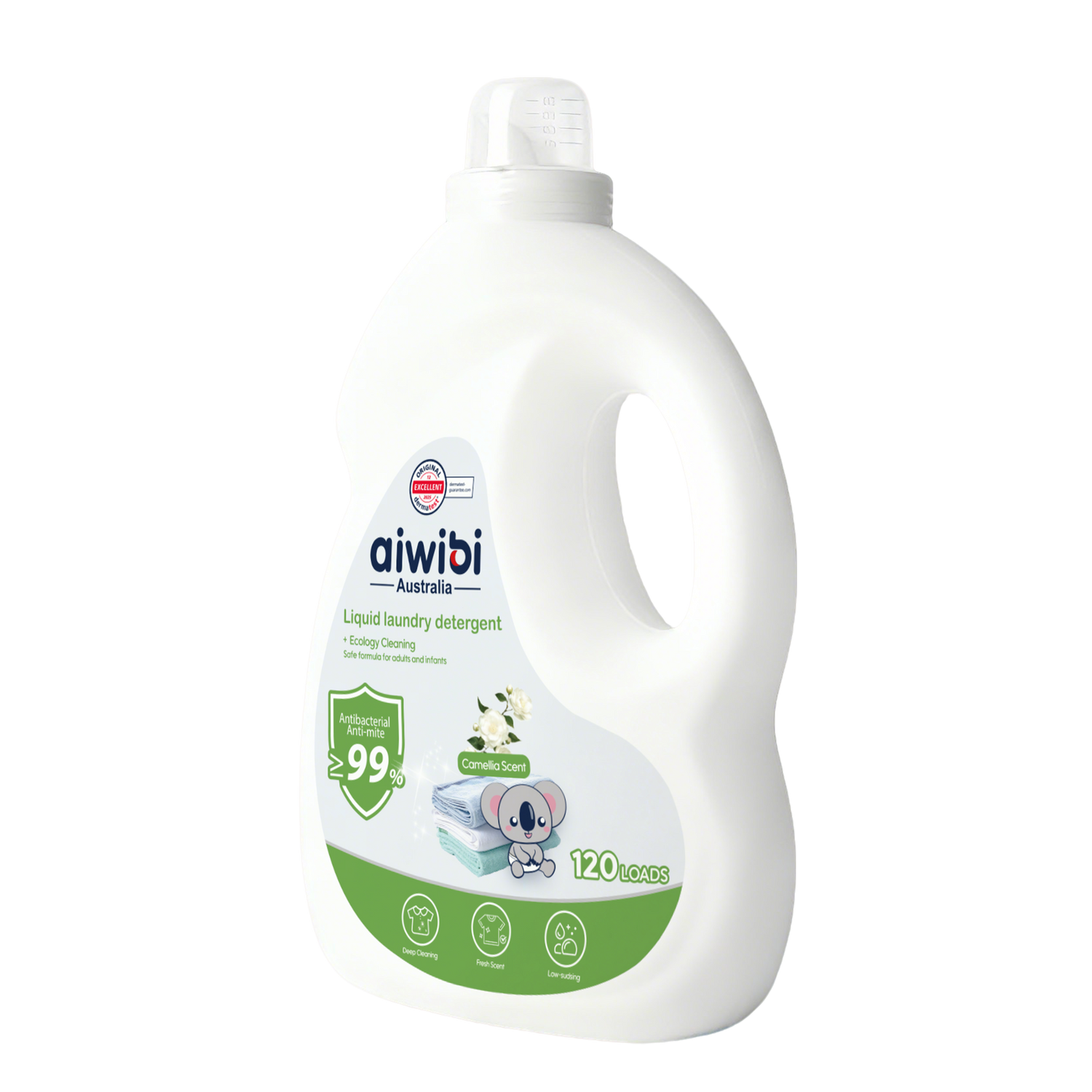 Nước Giặt Aiwibi Cho Bé Bảo Vệ Quần Áo Mềm Mại, Dịu Nhẹ - Hương Camellia