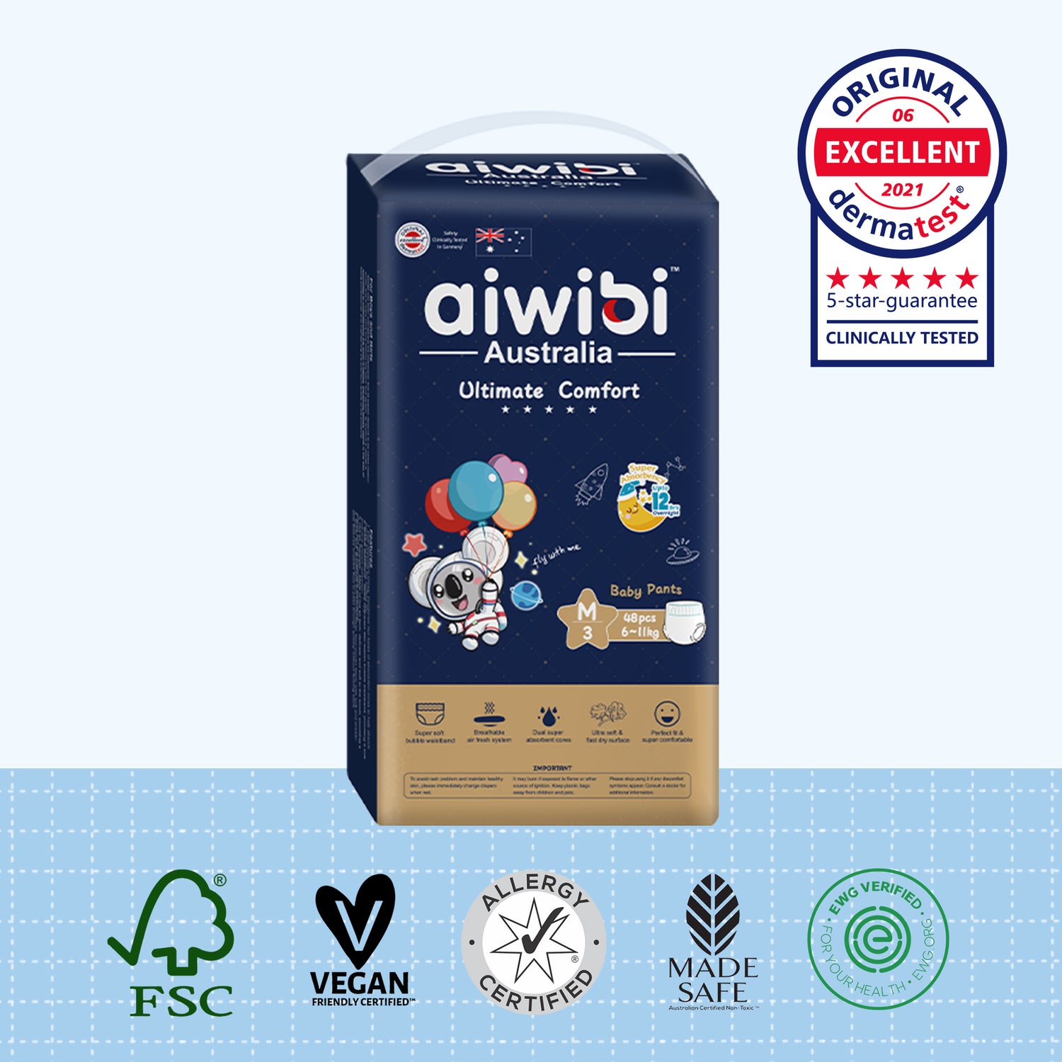 Tả quần chuyên ban đêm Aiwibi Ultimate Comfort