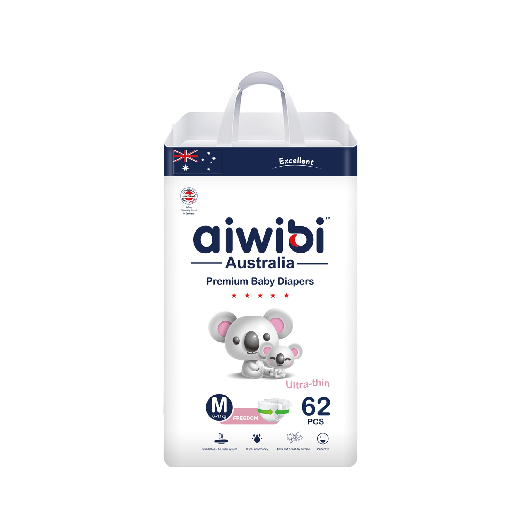 Tã dán cao cấp Aiwibi Air Comfort Size M