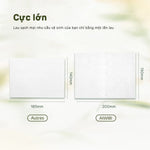 Khăn lau khô Aiwibi kích thước lớn 15x20cm, lau sạch chỉ 1 lần chạm