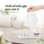 Thiết kế N-fold dễ rút từng tờ, tiện lợi khi dùng một tay.